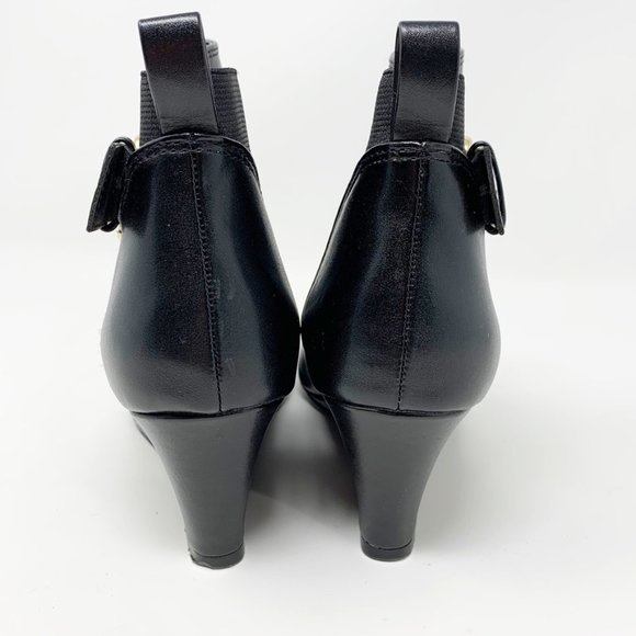 Dexflex Comfort Black Wedge Bootie Size 6 - Picture 5 of 9